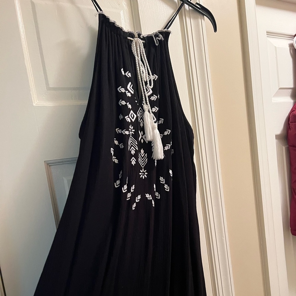 Black and white dress